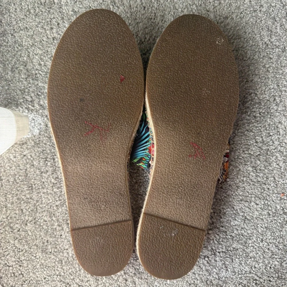 Johnny Was $198 Tigres Mule Espadrille Tiger Tropical Resort Jungle Maximal Sz 8